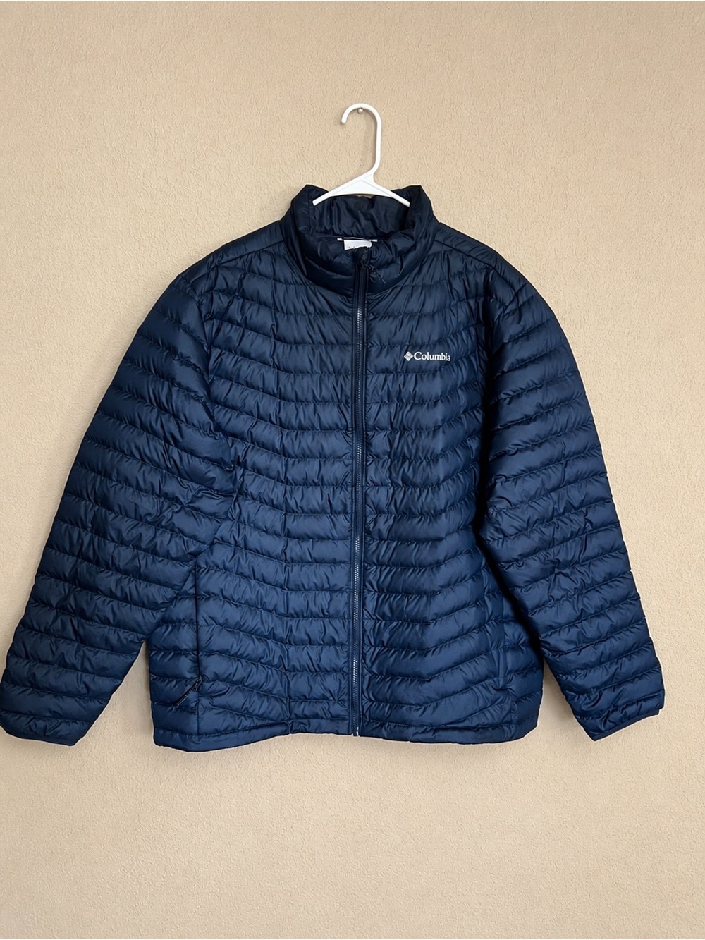 Columbia Navy Men's Down Quilted Puffer Jacket